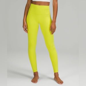 LULULEMON ALIGN HIGH-RISE PANTS IN YELLOW